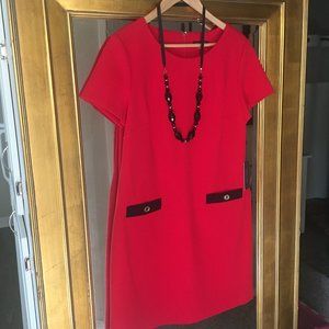 Tommy Hilfiger Red Sheath Dress